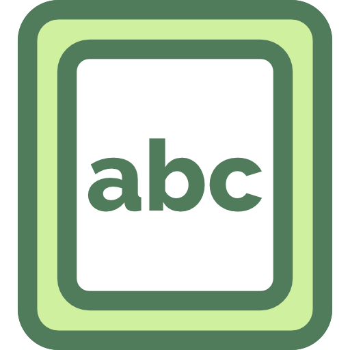 schoolbord Monochrome Green icoon