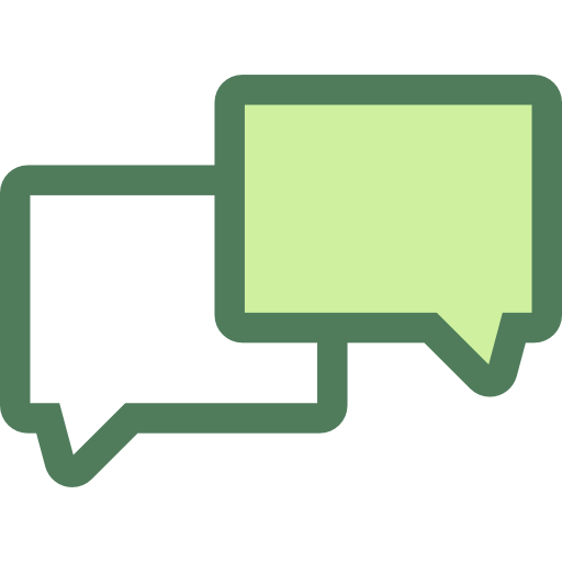 chatten Monochrome Green icoon