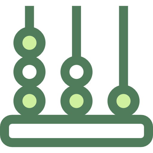 계산 Monochrome Green icon