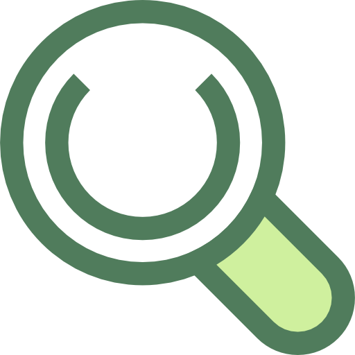 虫眼鏡 Monochrome Green icon