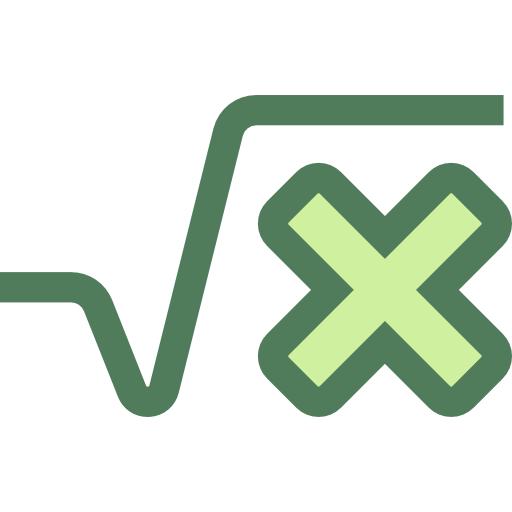 Math Monochrome Green icon