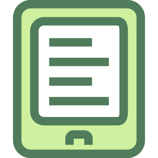 tablette Monochrome Green Icône