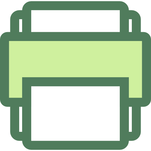인쇄기 Monochrome Green icon