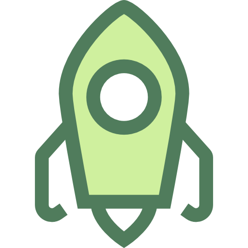 Rocket Monochrome Green icon