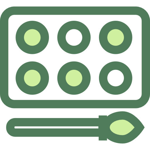 akwarela Monochrome Green ikona