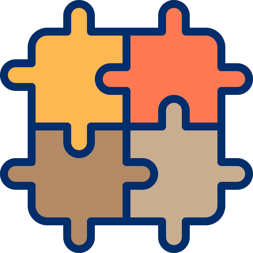 puzzle Berkahicon Lineal Color ikona