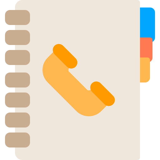 Phone book Berkahicon Flat icon