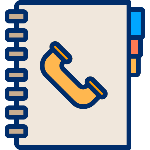 telefonbuch Berkahicon Lineal Color icon
