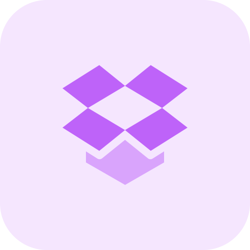 dropbox Pixel Perfect Tritone icono