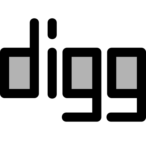 digg Pixel Perfect Lineal Color иконка