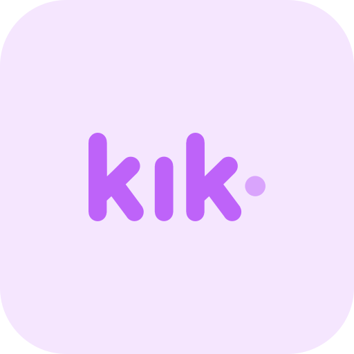 Kik Pixel Perfect Tritone icon