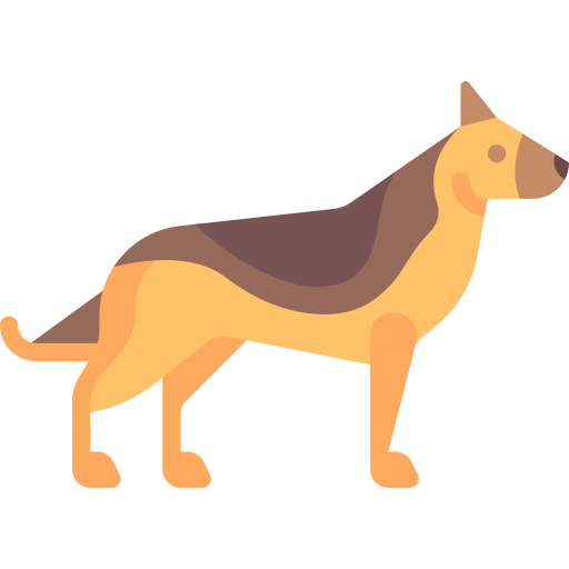 German shepherd Special Flat icon