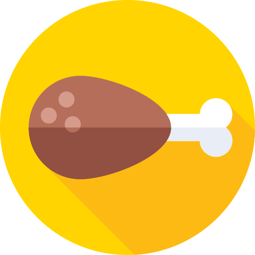 hühnerbein Flat Circular Flat icon