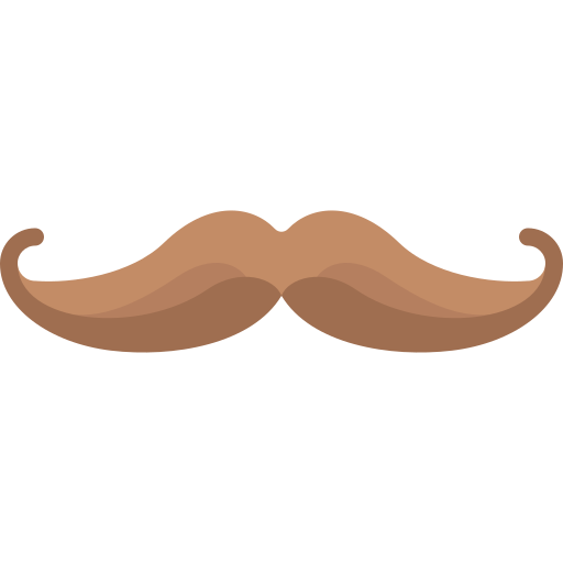 moustache Special Flat Icône