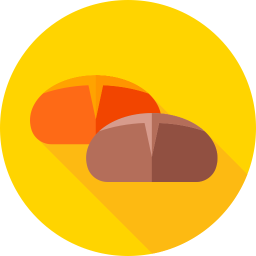 brood Flat Circular Flat icoon
