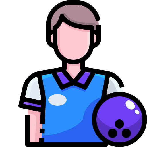 jeu de bowling Justicon Lineal Color Icône