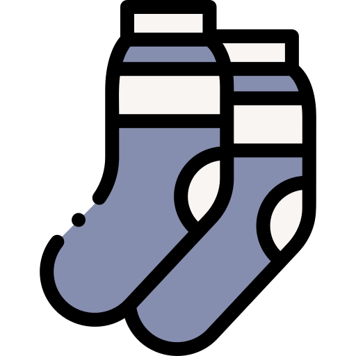 socken Detailed Rounded Lineal color icon
