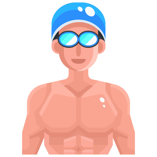 Swimmer Justicon Flat icon