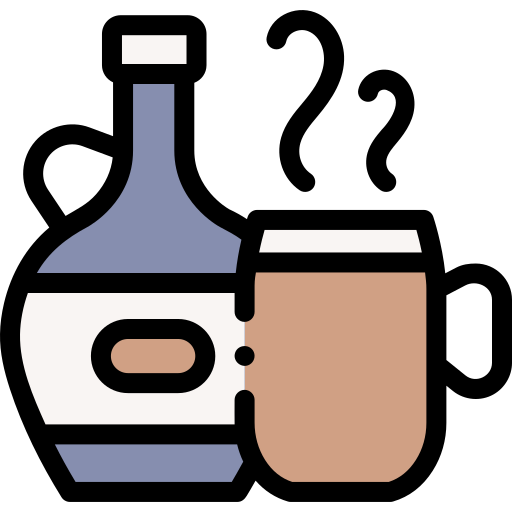 Hot drink Detailed Rounded Lineal color icon