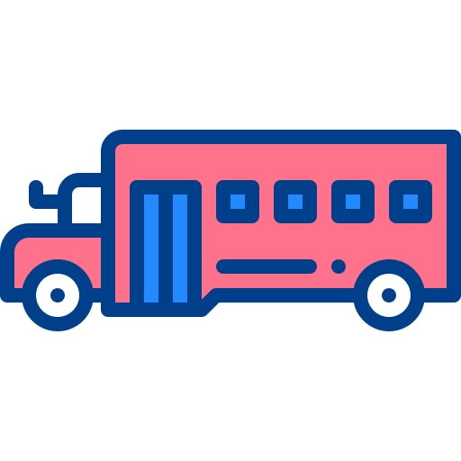 autobús escolar Berkahicon Lineal Color icono