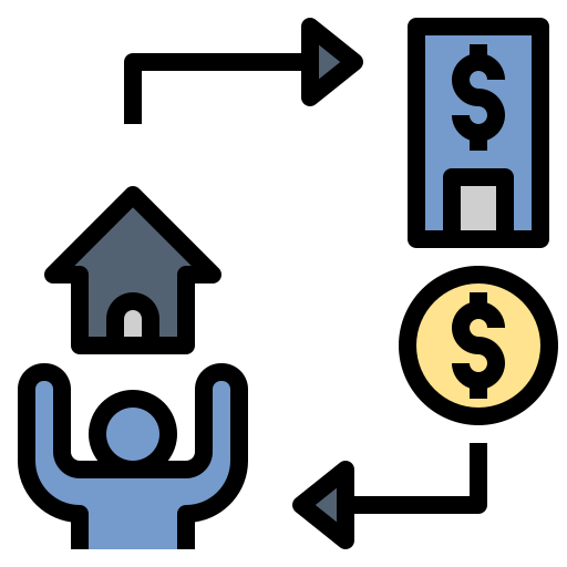 Mortgage Noomtah Lineal color icon