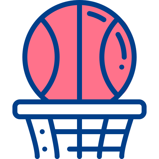basketbal Berkahicon Lineal Color icoon