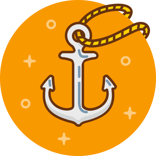 Anchor Pixel Buddha Premium Circular icon