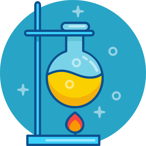 Chemistry Pixel Buddha Premium Circular icon