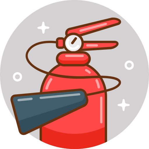 extintor de incendios Pixel Buddha Premium Circular icono