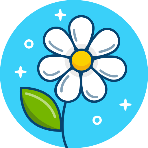 kwiat Pixel Buddha Premium Circular ikona