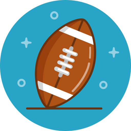 American football Pixel Buddha Premium Circular icon
