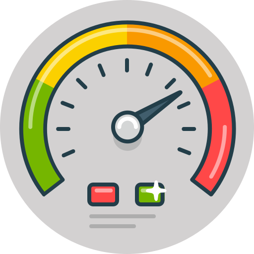 tachometer Pixel Buddha Premium Circular icon