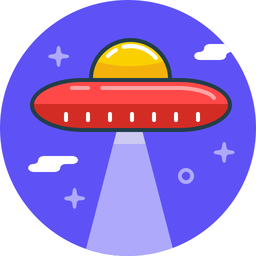 ufo Pixel Buddha Premium Circular icona