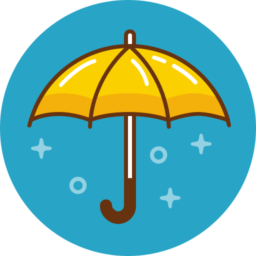 parasol Pixel Buddha Premium Circular ikona