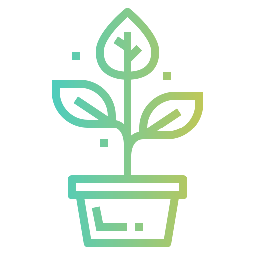 Plant Smalllikeart Gradient icon
