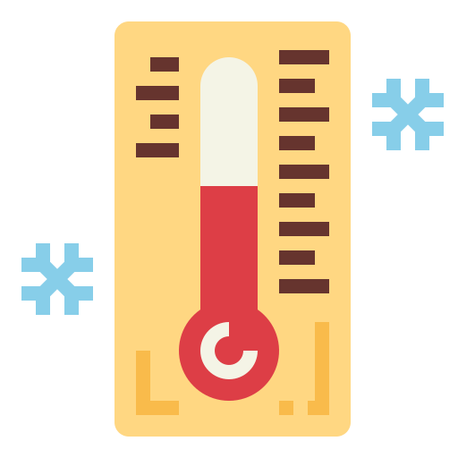 termometr Smalllikeart Flat ikona
