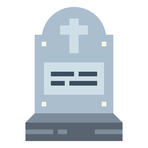 Cementery Smalllikeart Flat icon