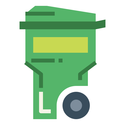Trash Smalllikeart Flat icon
