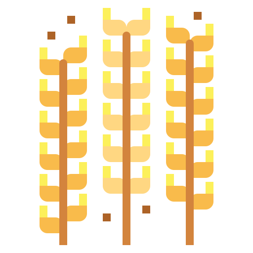 Wheat Smalllikeart Flat icon