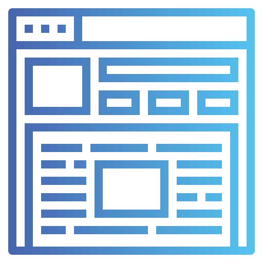 strona internetowa Smalllikeart Gradient ikona