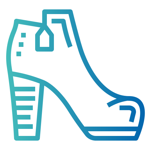 High heel Smalllikeart Gradient icon