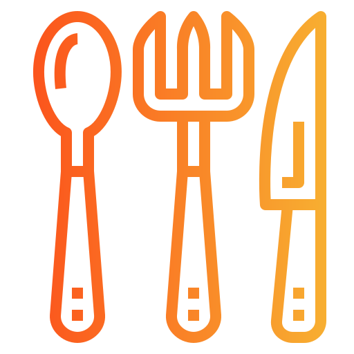 Cutlery Smalllikeart Gradient icon