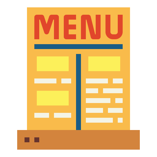 menu Smalllikeart Flat icoon