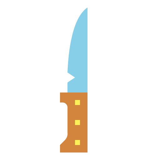 coltello Smalllikeart Flat icona