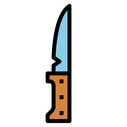 coltello Smalllikeart Lineal Color icona