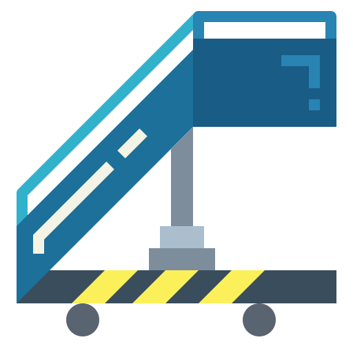 Ladder Smalllikeart Flat icon