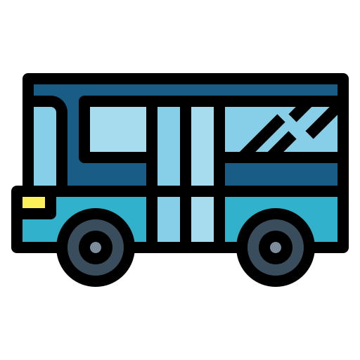 autobus Smalllikeart Lineal Color icona