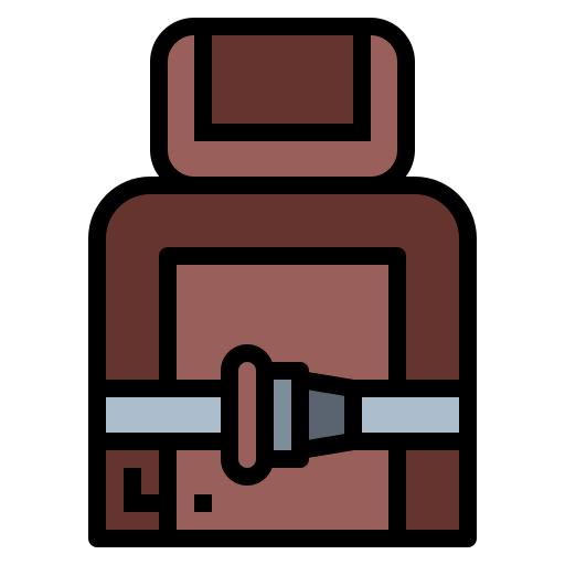 Cinturón de seguridad Smalllikeart Lineal Color icono