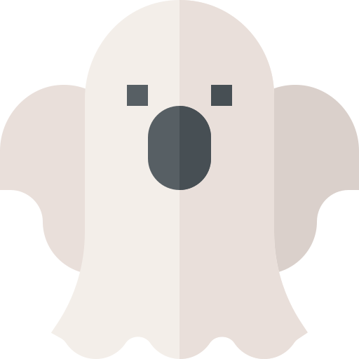 Ghost Basic Straight Flat icon