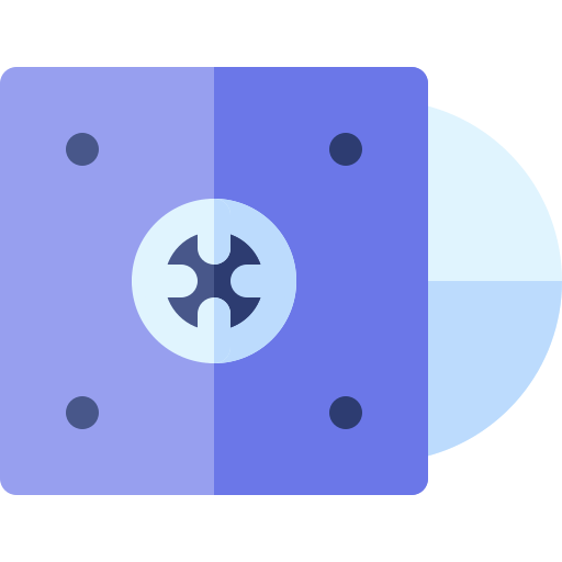 Compact disk Basic Rounded Flat icon